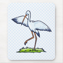Steppy Storch Mauspad