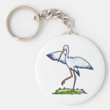 Steppy Storch Schlüsselanhänger