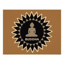 Stern Buddha Einladung