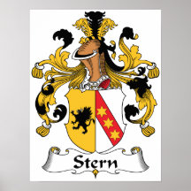 Stern Family Crest Poster