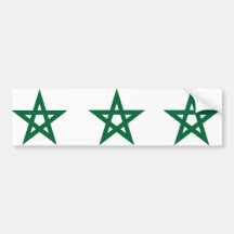 Stern Marokko, Marokko Auto Sticker