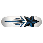 Stern-Nadelstreifen Personalisiertes Skateboard