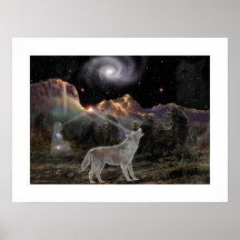 Stern-Wolf Plakatdrucke