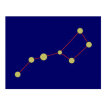 Sternbild Grosser Wagen constellation big dipper Postkarten