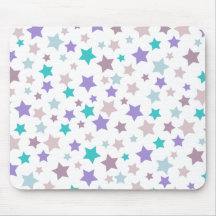 Sternchen-Vereinbarung - lila rosa und Blau auf We Mousepad
