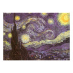 Sternenklare Nacht durch Vincent van Gogh Ankündigungen