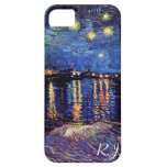 Sternenklare Nacht über der Rhône durch Van Gogh Etui Fürs iPhone 5