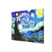 Sternenklare Nacht Van Gogh Leinwanddruck