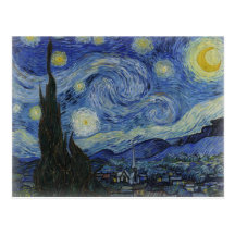 sternenklare Nacht von Van Gogh Postkarte