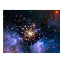 Sternhaufen NGC 3603 (Hubble) Postkarte