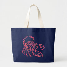 Sternzeichen Skorpion zodiac sign Scorpio Leinentaschen