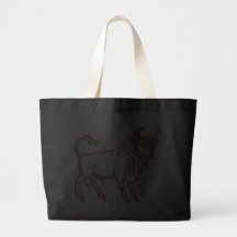 Sternzeichen Stier zodiac sign Taurus Einkaufstaschen