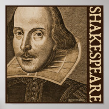 Stiche Shakespeare Droeshout Plakatdrucke