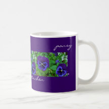 Stiefmütterchen-Tasse