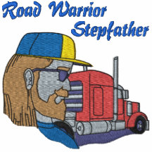 Stiefvater-Fernlastfahrer gesticktes Hemd