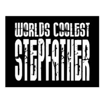 Stiefvater-Geburtstags-Weltcoolster Stiefvater Postkarte