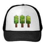 Stilisierte Bäume Baseball Caps