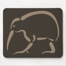 Stilisierte Kiwi Mauspads