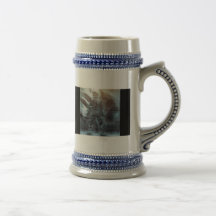 Stiller Geist "ein geschossener" Stein Kaffeehaferl