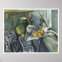 Stillleben mit einem Ingwer-Glas u. Auberginen 189 Posterdrucke