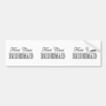 Stilvolle Spaß-Brautjungfern-Geschenke: Klassen-Br Auto Sticker