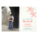 Stilvolle Starfish-Save the Date Mitteilung Personalisierte Einladungen