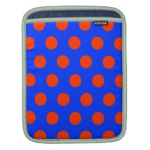 Stilvolle u. bunte Tupfen iPad Hülse iPad Sleeve