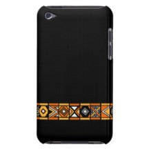 Stilvoller Kunstmusteripod-Touchkasten des schwarz iPod Case-Mate Hülle