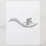 Stilvoller radfahrender themenorientierter Entwurf Personalisierte Flyer