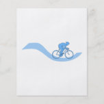 Stilvoller radfahrender themenorientierter Entwurf Flyerdesign