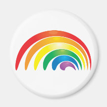 Stilvoller Regenbogen Kühlschrankmagnete