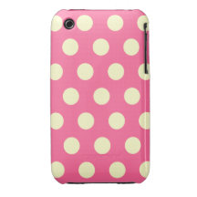 Stilvoller u. bunter Tupfen iPhone 3/3Gs Kasten iPhone 3 Case-Mate Hülle