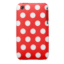 Stilvoller u. bunter Tupfen iPhone 3/3Gs Kasten Case-Mate iPhone 3 Hülle