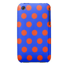 Stilvoller u. bunter Tupfen iPhone 3/3Gs Kasten iPhone 3 Case-Mate Hüllen