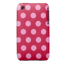 Stilvoller u. bunter Tupfen iPhone 3/3Gs Kasten iPhone 3 Cover