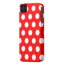 Stilvoller u. bunter Tupfen iPhone 4/4s Kasten iPhone 4 Cover