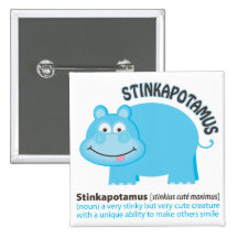 Stinkapotamus Anstecknadel