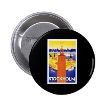 Stockholm Anstecknadelbuttons