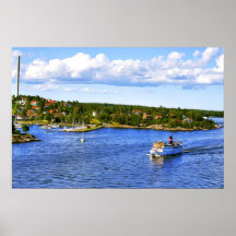 Stockholm-Bucht Posterdrucke
