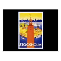 Stockholm Postkarte