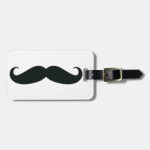 Stolz auf mein Stache….Schnurrbart Kofferanhängern