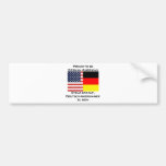 Stolz, deutscher Amerikaner zu sein Autosticker