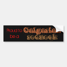 Stolz, ein Calgarian Redneck zu sein Auto Sticker