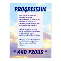 STOLZ PROGRESSIVE Postkarte