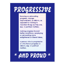 STOLZ PROGRESSIVE Postkarte