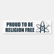 Stolz, Religion zu sein geben Sie frei! Auto Sticker