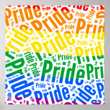 STOLZ-WORT-MUSTER-FARBE - .PNG PLAKAT