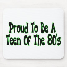 Stolze Achtzigerjahre jugendlich Mauspads