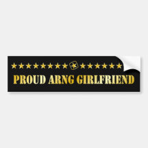Stolze ARNG Freundin-Sterne Auto Sticker