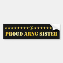 Stolze ARNG Schwester-Sterne Autosticker